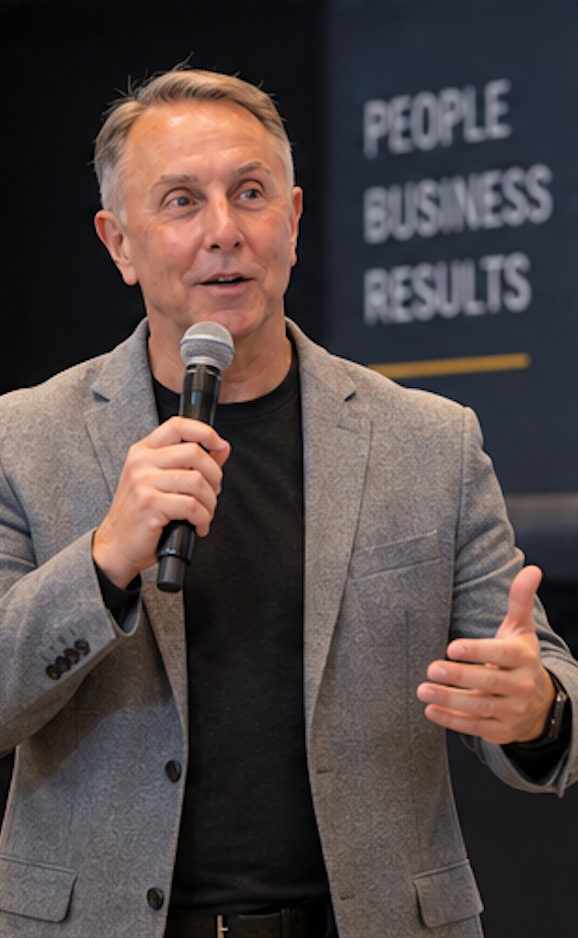 Joey Zoccali speaking — People, Business, Results